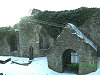 Snow covered old ruin - St Canice's Church Finglas