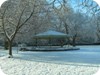 Snow covered bandstand - St Stephen's Green