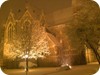 Snow covered St Kevin's church 1 - Harrington Street