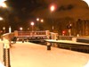 Snow covered Portobello Bridge