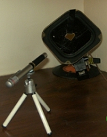 Laser speaker setup