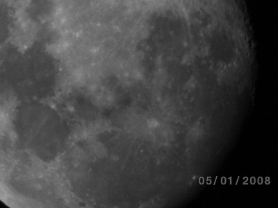 Moon photograph 7 black and white - greyscale