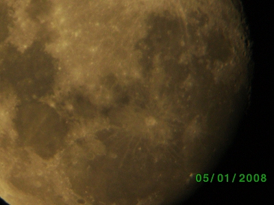 Moon photograph 7 - colour