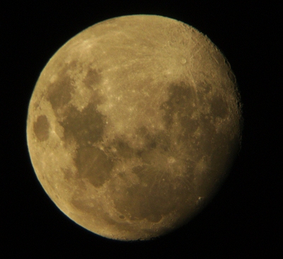 Moon photograph 9 - colour